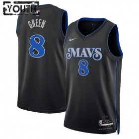 Camiseta Niños NBA Dallas Mavericks Josh Green 2023-24 Nike City Edition Negro Swingman